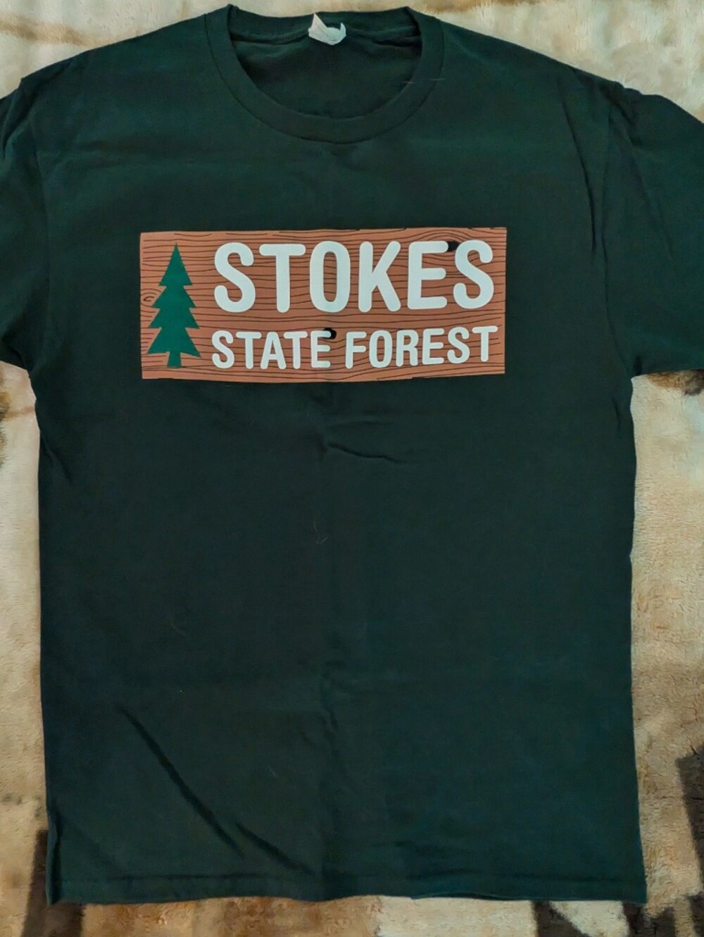 Stokes State Forest Men's Forest Green Graphic Tee
